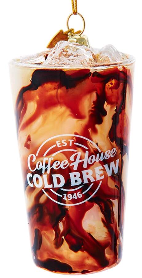 Food Gourmet Cold Brew In Glass - No Box by Kurt Adler-1