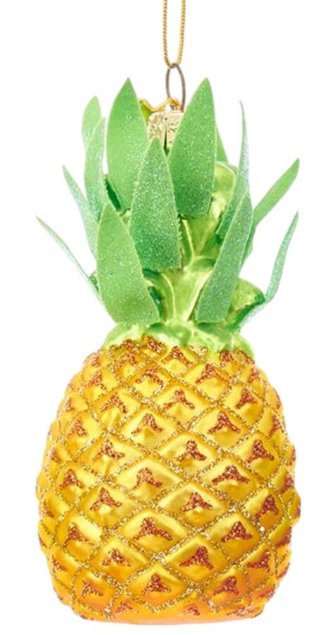 Food Gourmet Pineapple-Gold - No Box by Kurt Adler-1