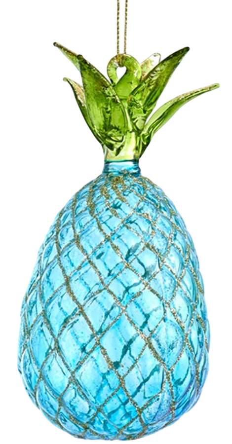 Food Gourmet Pineapple-Blue - No Box by Kurt Adler-1