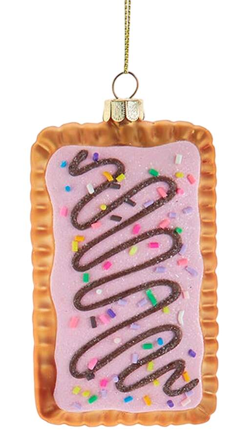 Food Gourmet Toaster Pastry-Pink Icing - No Box 61b by Kurt Adler-1