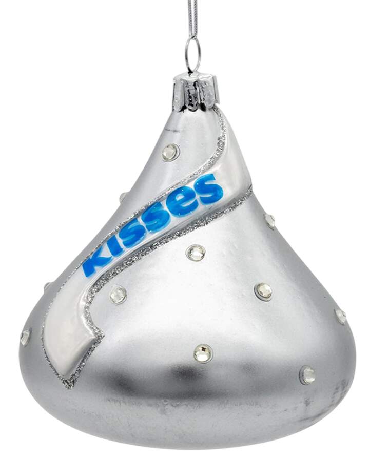 Hershey's Ornaments Jeweled Hershey Kiss - No Box by Kurt Adler-1