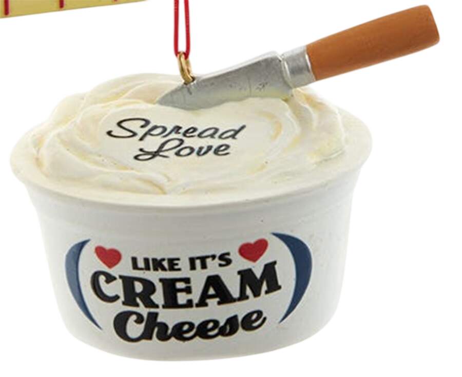 Food Gourmet Spread Love Like Cream Cheese - No Box by Kurt Adler-1