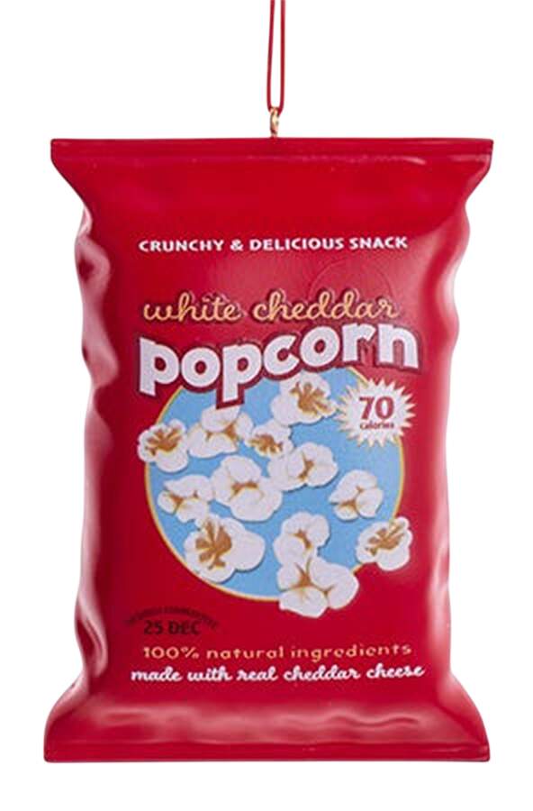 Food Gourmet Snack Bag-White Cheddar Popcorn - No Box by Kurt Adler-1