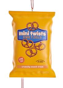 Food Gourmet Snack Bag-Mini Pretzel Twists - No Box 39a by Kurt Adler-1