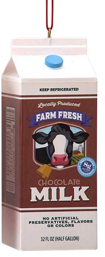 Food Gourmet Milk Carton-Chocolate Milk - No Box 74b by Kurt Adler-1