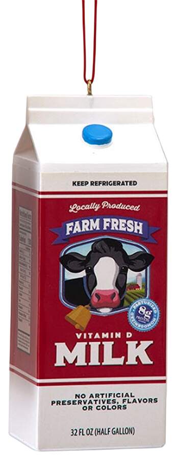 Food Gourmet Milk Carton-Vitamin D Milk - No Box 74a by Kurt Adler-1
