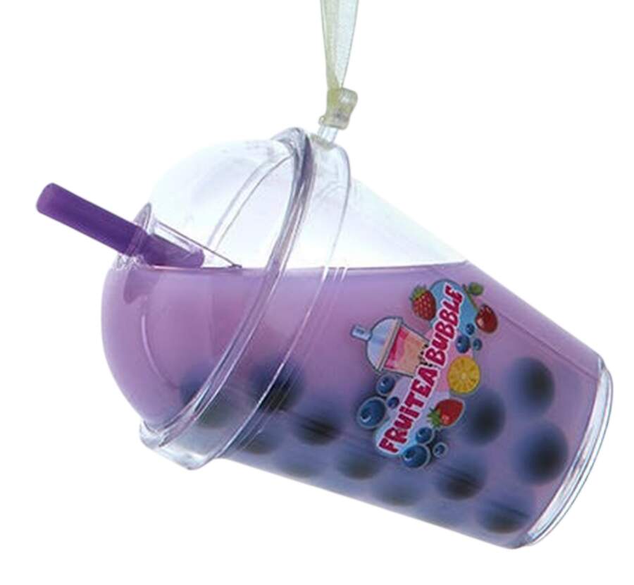 Food Gourmet Bubble Tea-Purple - No Box by Kurt Adler-1