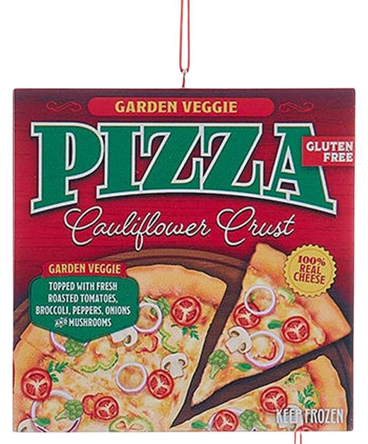Food Gourmet Pizza Box-Garden Veggie - No Box 65b by Kurt Adler-1