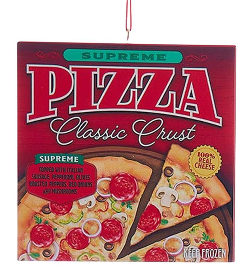 Food Gourmet Pizza Box-Supreme - No Box 65a by Kurt Adler-1