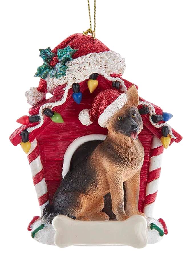 Dog Breeds in Doghouses German Shepherd - No Box by Kurt Adler-1