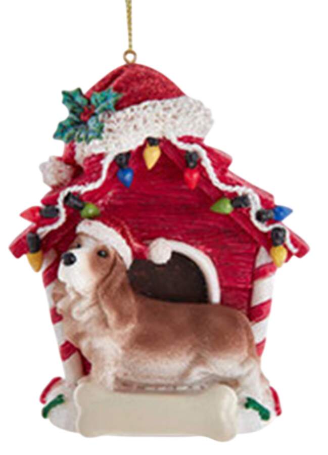 Dog Breeds in Doghouses Basset Hound - No Box by Kurt Adler-1