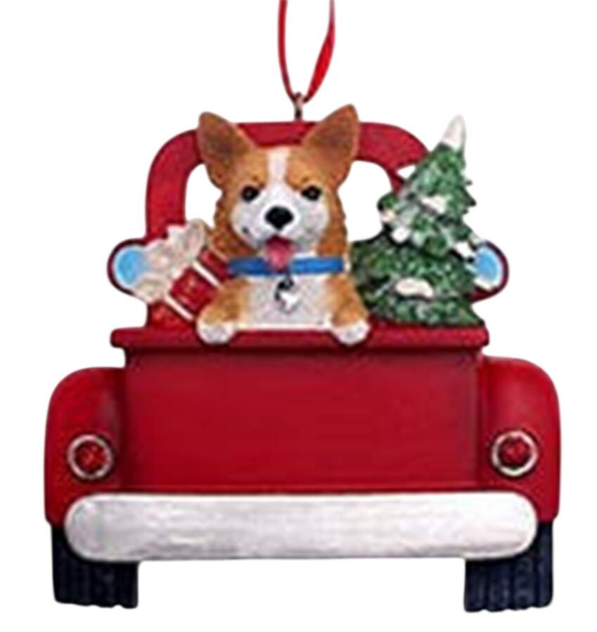 Dog Breeds in Trucks Corgi - No Box by Kurt Adler-1