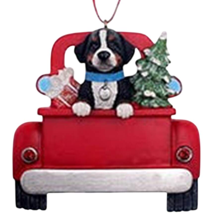 Dog Breeds in Trucks Bernese Mountain Dog - No Box by Kurt Adler-1