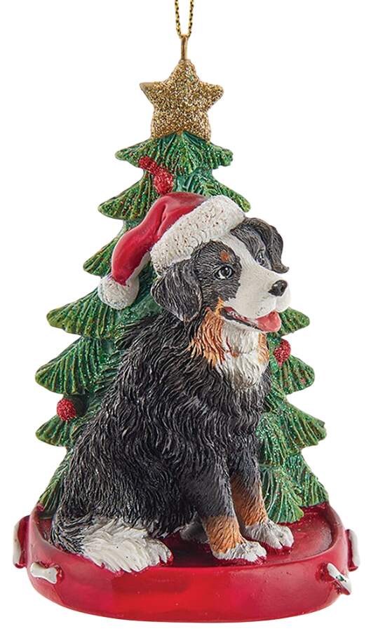 Pet Breeds with Christmas Trees Bernese Mountain Dog - No Box by Kurt Adler-1
