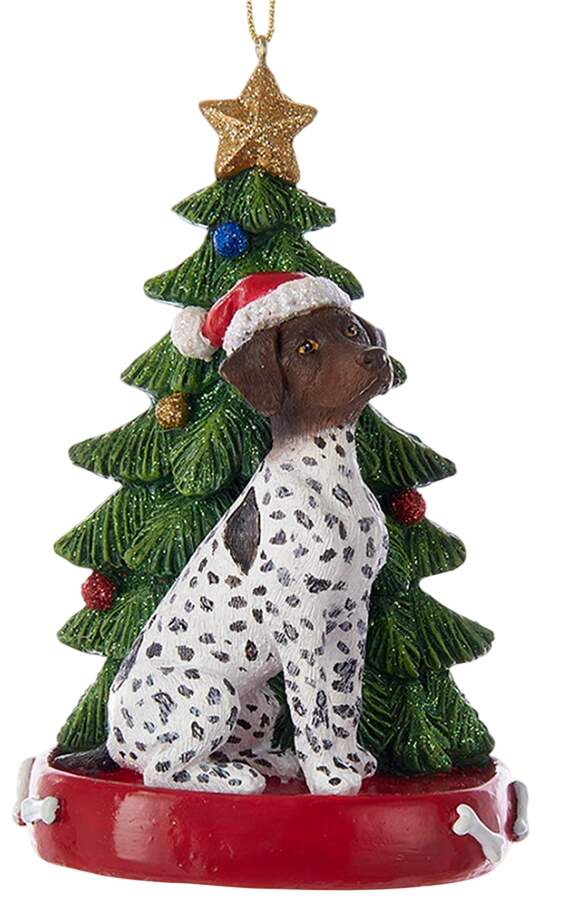 Pet Breeds with Christmas Trees German Pointer - No Box by Kurt Adler-1