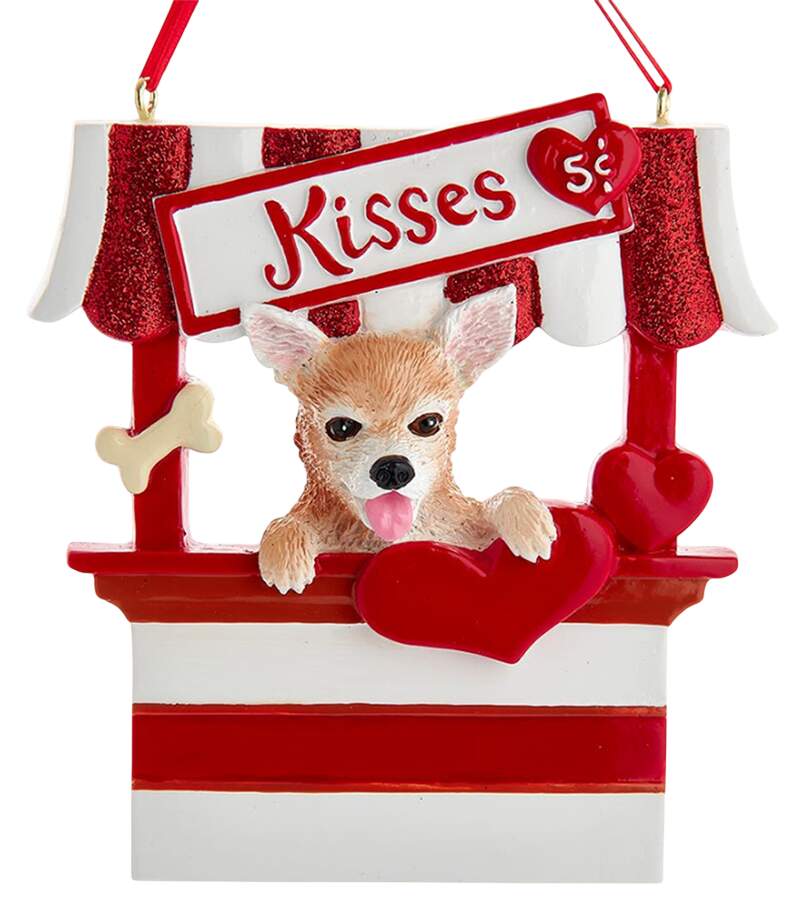 Dog Breeds in Kissing Booths Chihuahua - No Box by Kurt Adler-1