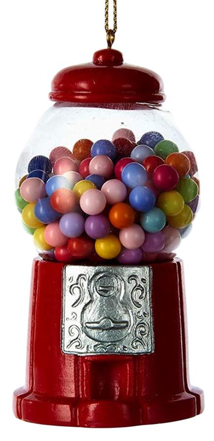 Santa's Cookie Bakery Red Gumball Machine - No Box Nb48b by Kurt Adler-1