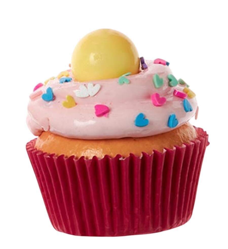 Santa's Cookie Bakery Yellow Bubblegum Cupcake - No Box by Kurt Adler-1