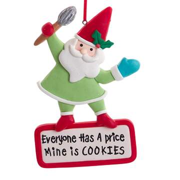 Santa's Cookie Bakery Santa Chef- Cookies - No Box by Kurt Adler-1