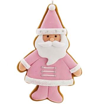 Santa's Cookie Bakery Pink Santa Cookie - No Box by Kurt Adler-1