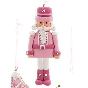 Santa's Cookie Bakery Pink Nutcracker Cookie - No Box by Kurt Adler-1
