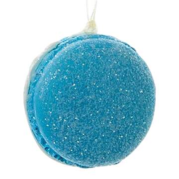 Santa's Cookie Bakery Mini Blue Macaron - No Box by Kurt Adler-1