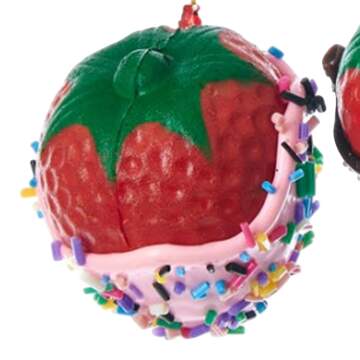 Santa's Cookie Bakery Chocolate Strawberry Style D - No Box by Kurt Adler-1