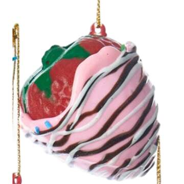 Santa's Cookie Bakery Chocolate Strawberry Style C - No Box by Kurt Adler-1