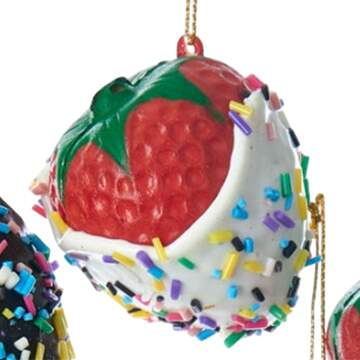 Santa's Cookie Bakery Chocolate Strawberry Style B - No Box 76b by Kurt Adler-1