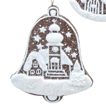 Santa's Cookie Bakery Bell Shape Iced Cookie - No Box by Kurt Adler-1