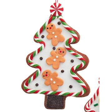 Santa's Cookie Bakery Gingerbread Tree Style A - No Box by Kurt Adler-1