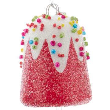 Santa's Cookie Bakery Red Frosted Gumdrop - No Box by Kurt Adler-1