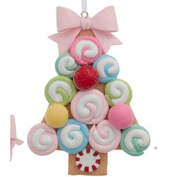 Santa's Cookie Bakery Candy Tree Style B - No Box by Kurt Adler-1