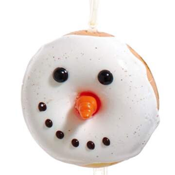 Santa's Cookie Bakery Christmas Donut Style A - No Box by Kurt Adler-1