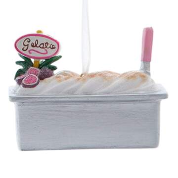 Santa's Cookie Bakery Vanilla Gelato Tub - No Box by Kurt Adler-1