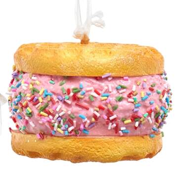 Santa's Cookie Bakery Waffle Ice Cream Sandwich- A - No Box 129a by Kurt Adler-1
