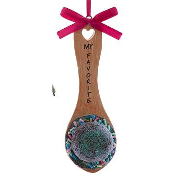 Santa's Cookie Bakery Ice Cream Scoop-Red Ribbon - No Box by Kurt Adler-1