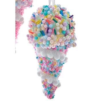 Santa's Cookie Bakery Mini Multicolor Pastel Ice Cream - No Box by Kurt Adler-1