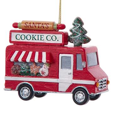 Santa's Cookie Bakery Cookie Truck- Santa's Cookie Co - No Box by Kurt Adler-1