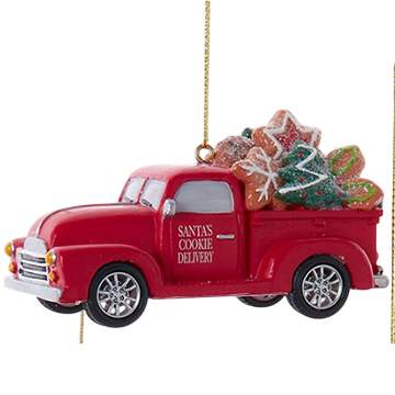 Santa's Cookie Bakery Cookie Truck-Santa's Delivery - No Box by Kurt Adler-1