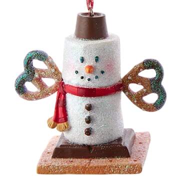 Santa's Cookie Bakery S'Mores Pretzel Snowman- B - No Box by Kurt Adler-1