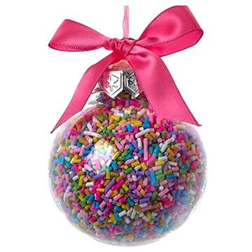 Santa's Cookie Bakery Bubblegum Sprinkle Ball- C - No Box 108c by Kurt Adler-1