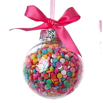 Santa's Cookie Bakery Bubblegum Sprinkle Ball- A - No Box 108a by Kurt Adler-1