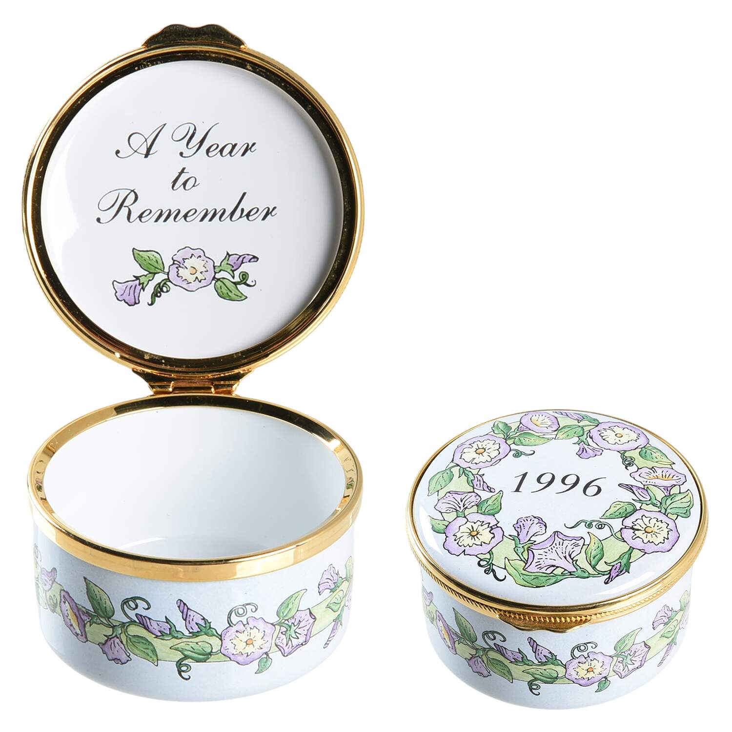 Annual Year Box-A Year To Remember 1996 Year Box - No Box Nb1996 by Kingsley Enamels-1