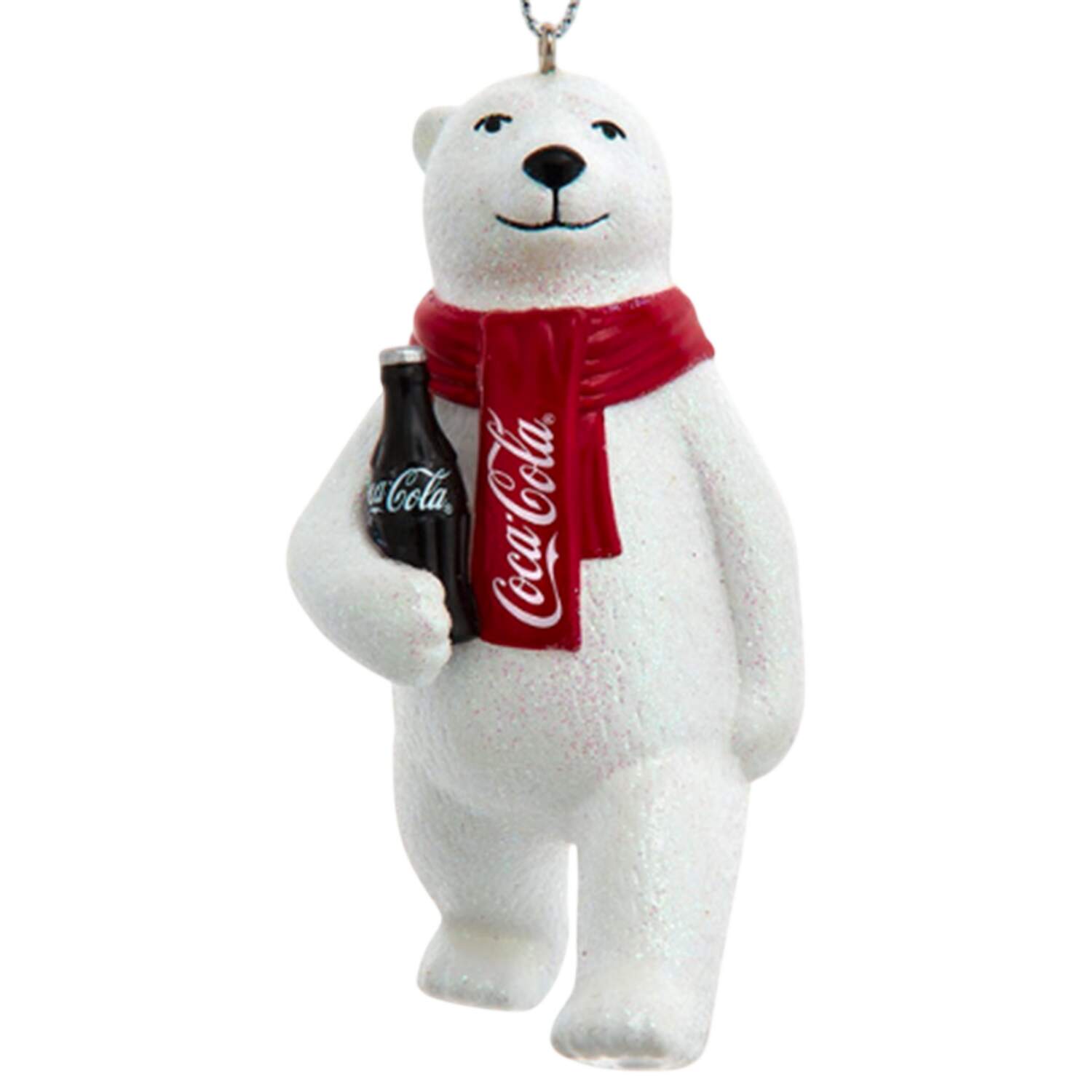 Coca Cola Polar Bear-Holding Bottle - Boxed by Kurt Adler-1