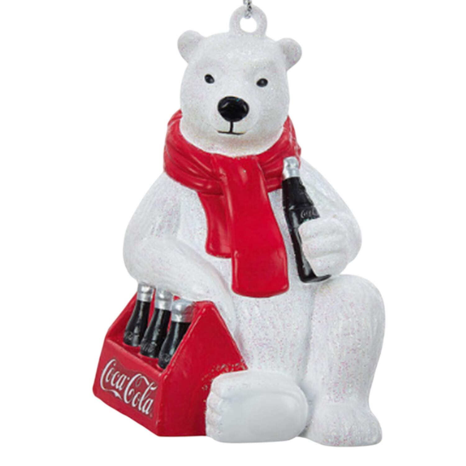 Coca Cola Polar Bear-With 6 Pack - Boxed by Kurt Adler-1