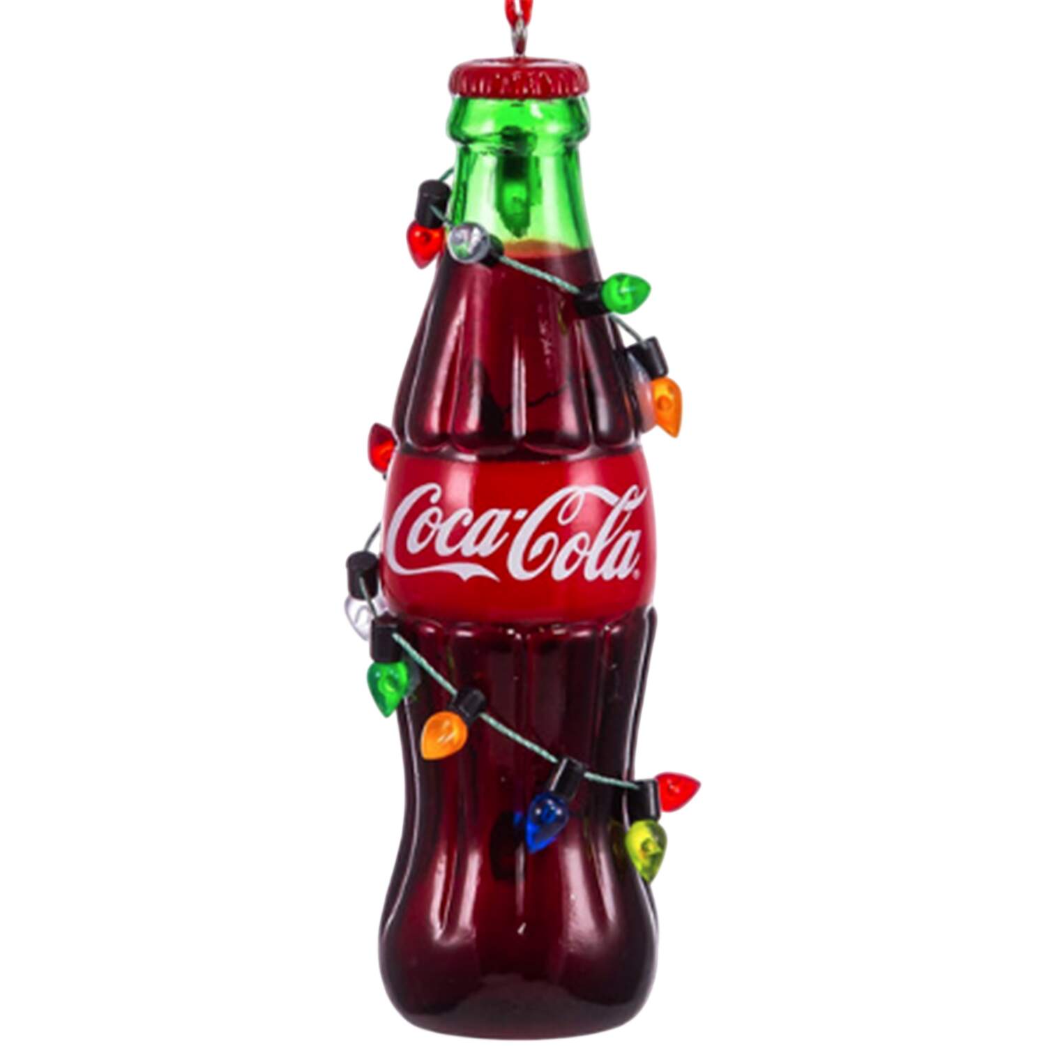 Coca Cola Bottle- With Light String - Boxed by Kurt Adler-1