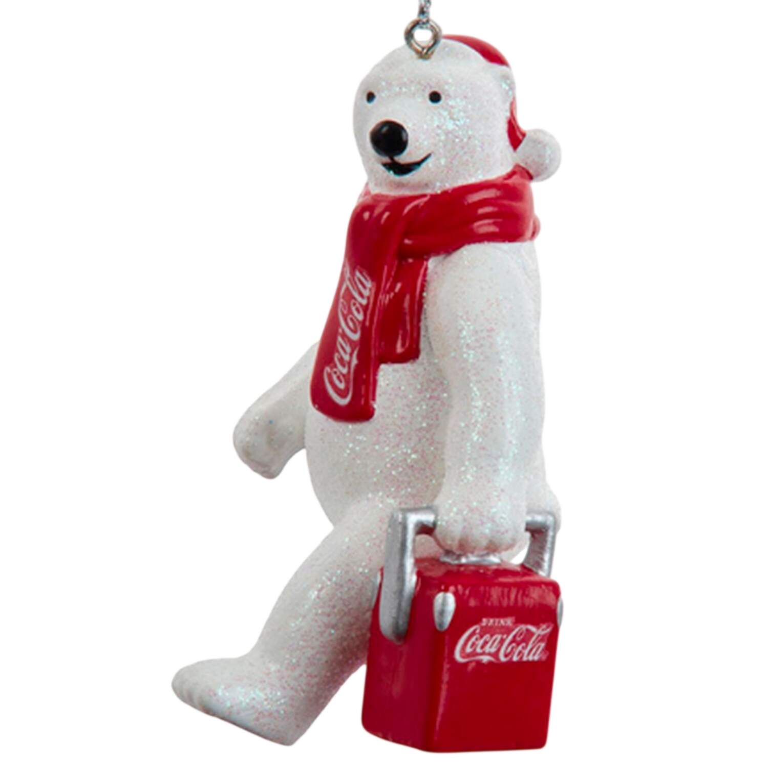 Coca Cola Walking Bear W/Cooler - Boxed by Kurt Adler-1