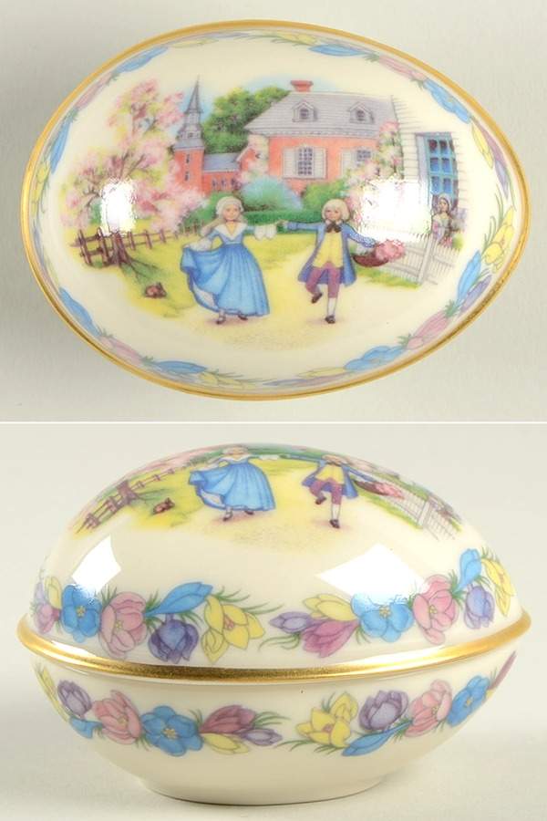 Annual Easter Egg Box Easter In Colonial America - Boxed by Lenox-1