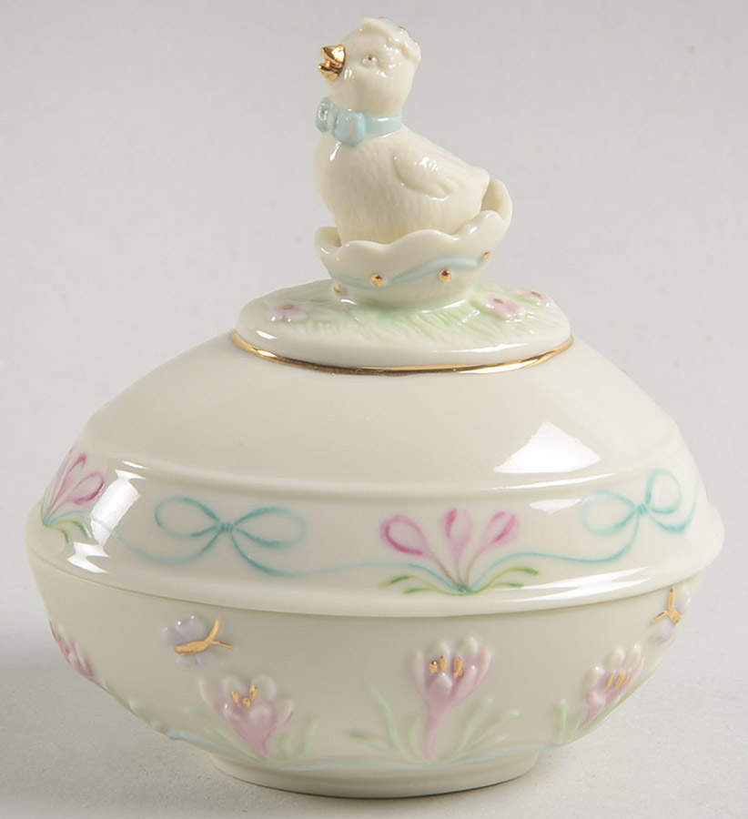Annual Easter Egg Box Springtime Chick - Boxed by Lenox-1